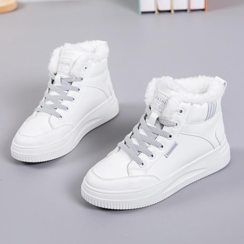 Sewing New - White Shoes Women's 2025 Winter New