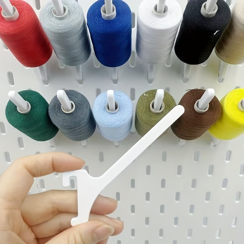 Sewing Lab - 10PCS Thread Spool Pegboard Hooks Compatible