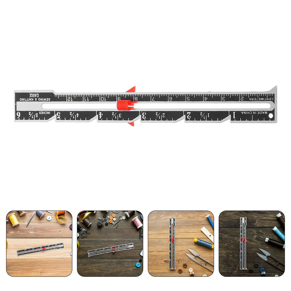 Sewing Gauge Ruler - 8Pcs Ergonomic Sewing Ruler Set Portable