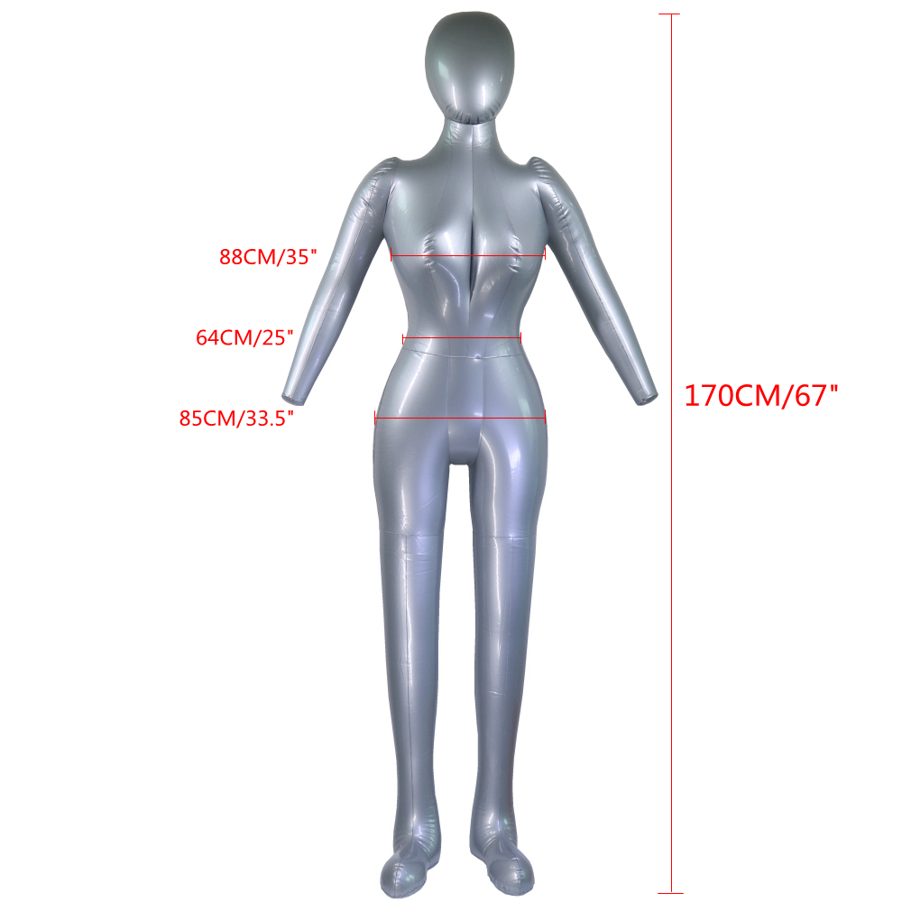 Inflatable Full Body Female Mo - Dress Form Mannequin 评论和价格