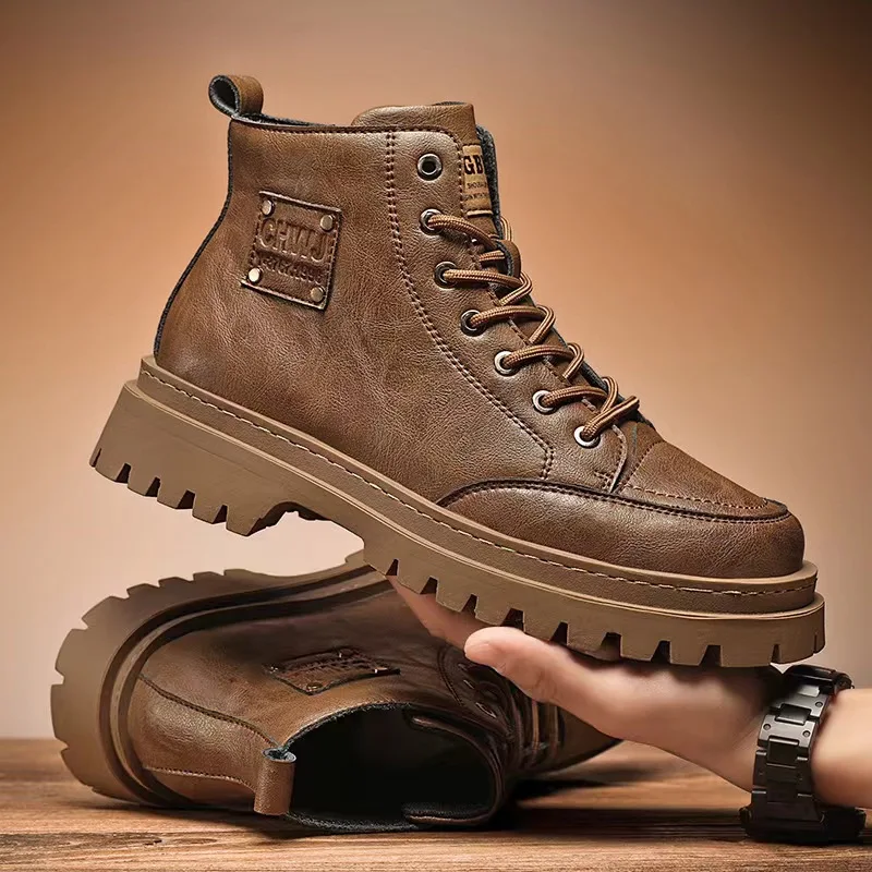 High Quality Men's Boots Platf - Sewing Nylon 评论和价格