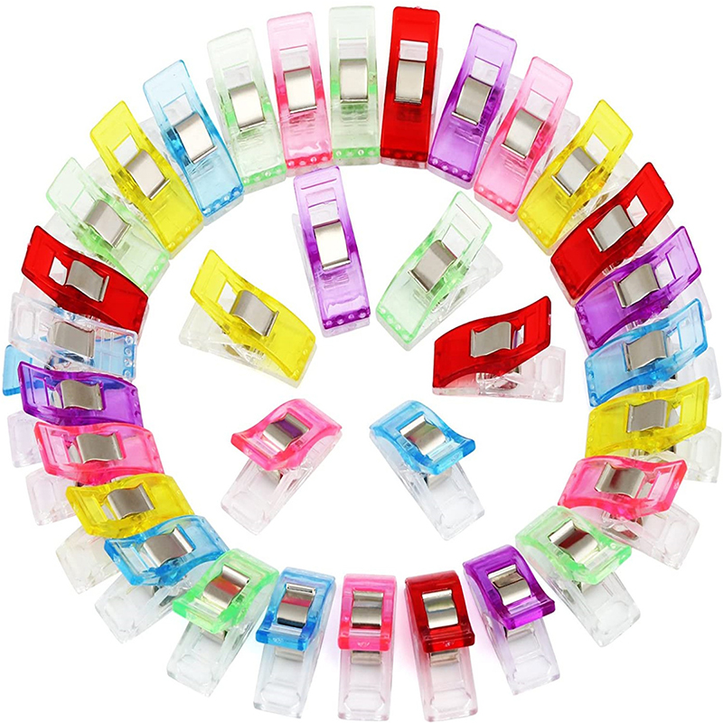 20/40PCS Random Color Clip Pla - Sewing Necessities 评论和价格