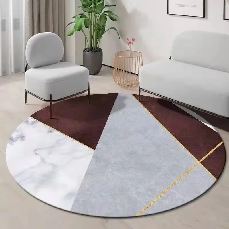 ~O~Geometric Round Rug with Mo - Century Textile & Sewing Supply 评论和价格