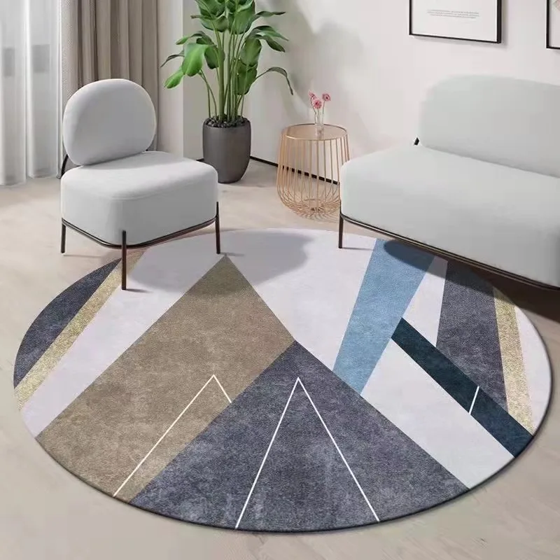 ~O~Geometric Round Rug with Mo - Century Textile & Sewing Supply 评论和价格