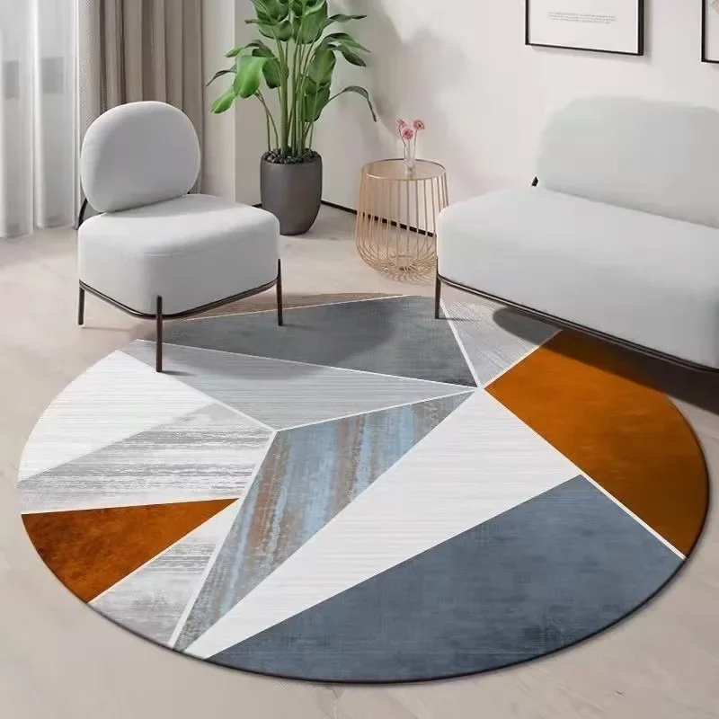 ~O~Geometric Round Rug with Mo - Century Textile & Sewing Supply 评论和价格