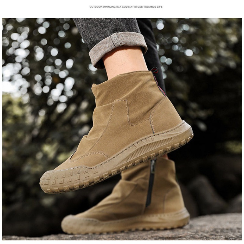 Men's High-Top Hiking Shoes fo - Sewing Nylon 评论和价格