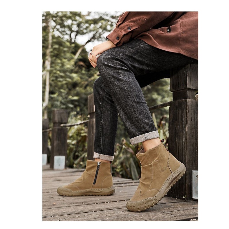 Men's High-Top Hiking Shoes fo - Sewing Nylon 评论和价格