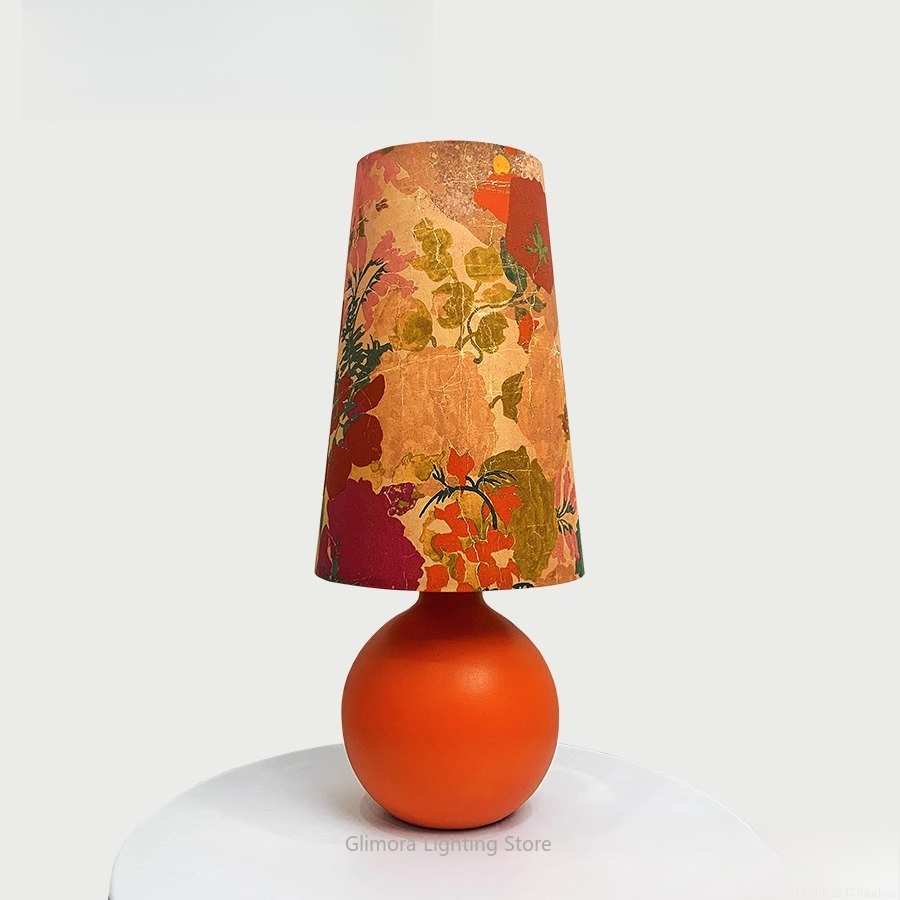 Orange Sphere Table Lamp: UK L - Century Textile & Sewing Supply 评论和价格