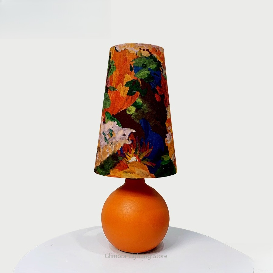 Orange Sphere Table Lamp: UK L - Century Textile & Sewing Supply 评论和价格