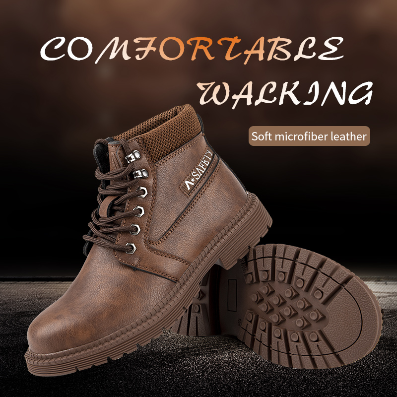 Unisex Safety Shoes Steel Toe  - Sewing Nylon 评论和价格
