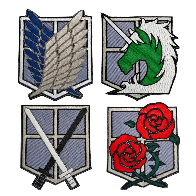 Attack on Titan Anime Embroide - Velcro Sew On 评论和价格