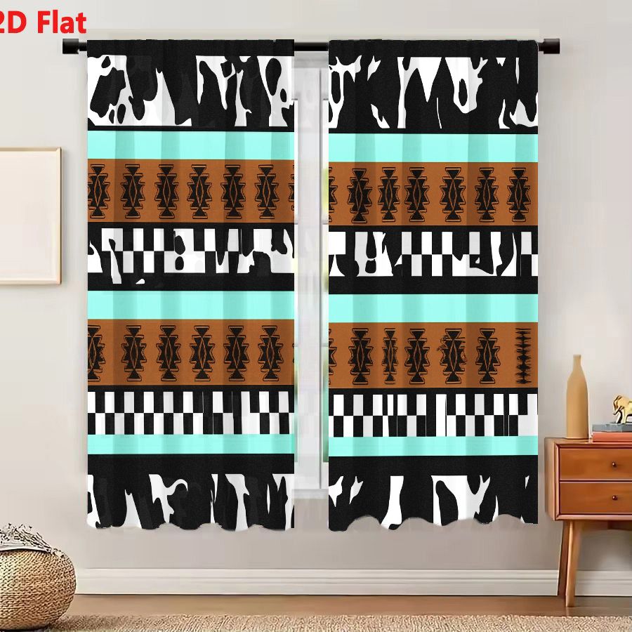 2Pcs Curtains 2D Flat Geometri - Century Textile & Sewing Supply 评论和价格