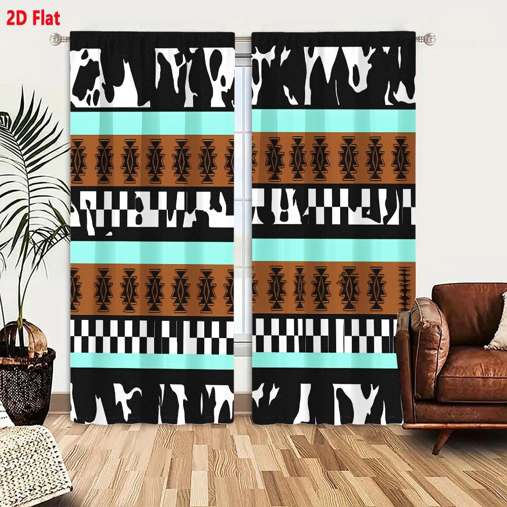 2Pcs Curtains 2D Flat Geometri - Century Textile & Sewing Supply 评论和价格