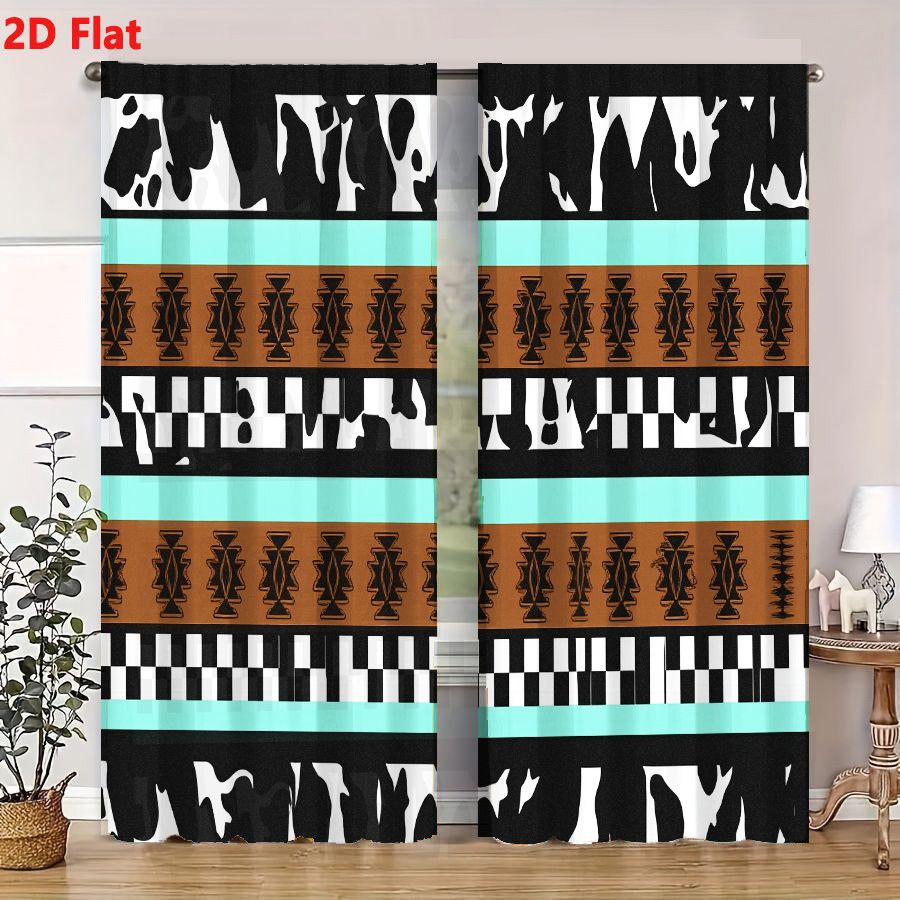 2Pcs Curtains 2D Flat Geometri - Century Textile & Sewing Supply 评论和价格