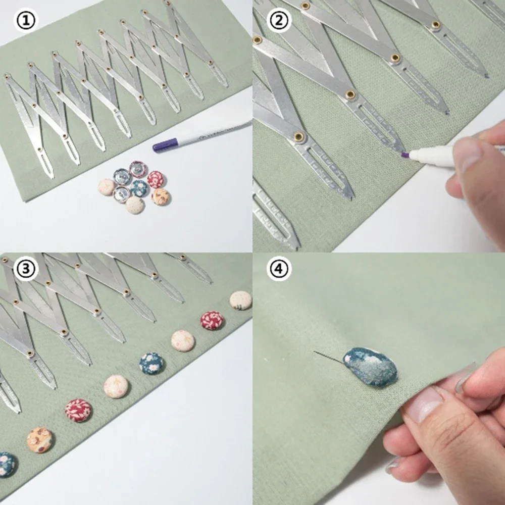 Expanding Gauge Sewing Accesso - Sewing Gauge Ruler 评论和价格