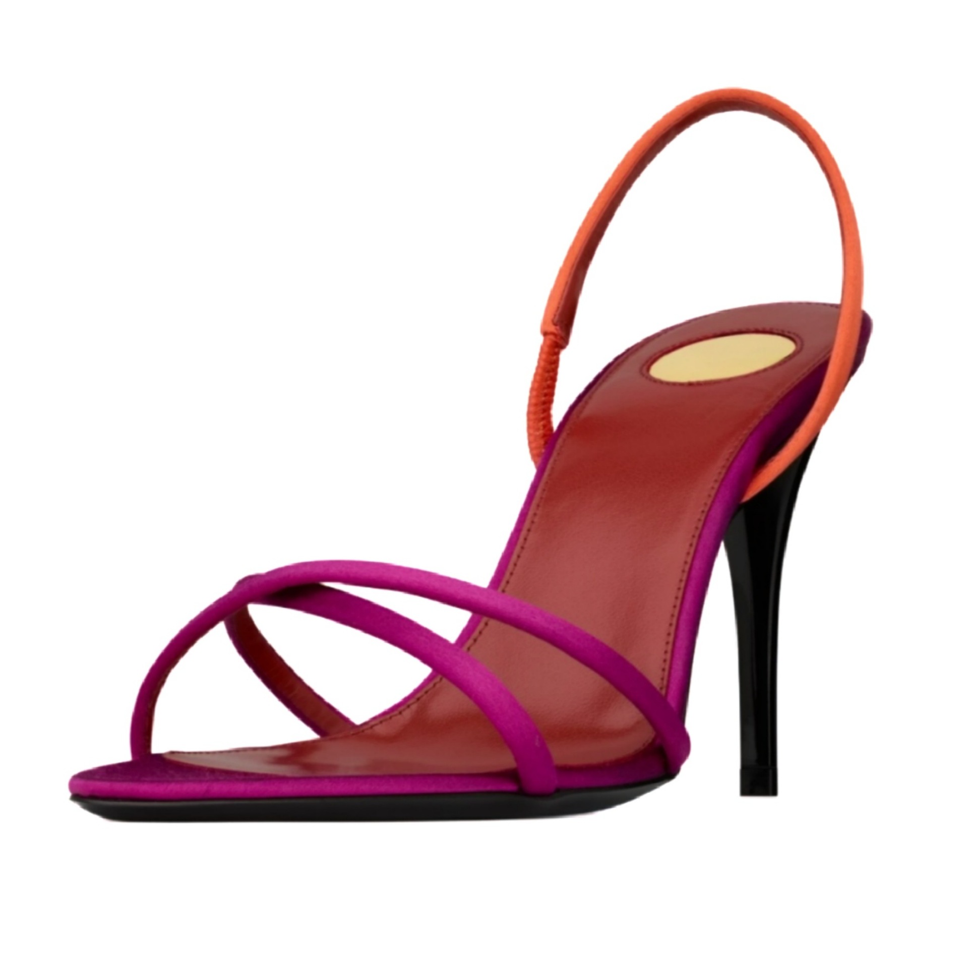 Women's Color Block Satin Cris - Sewing Nylon 评论和价格