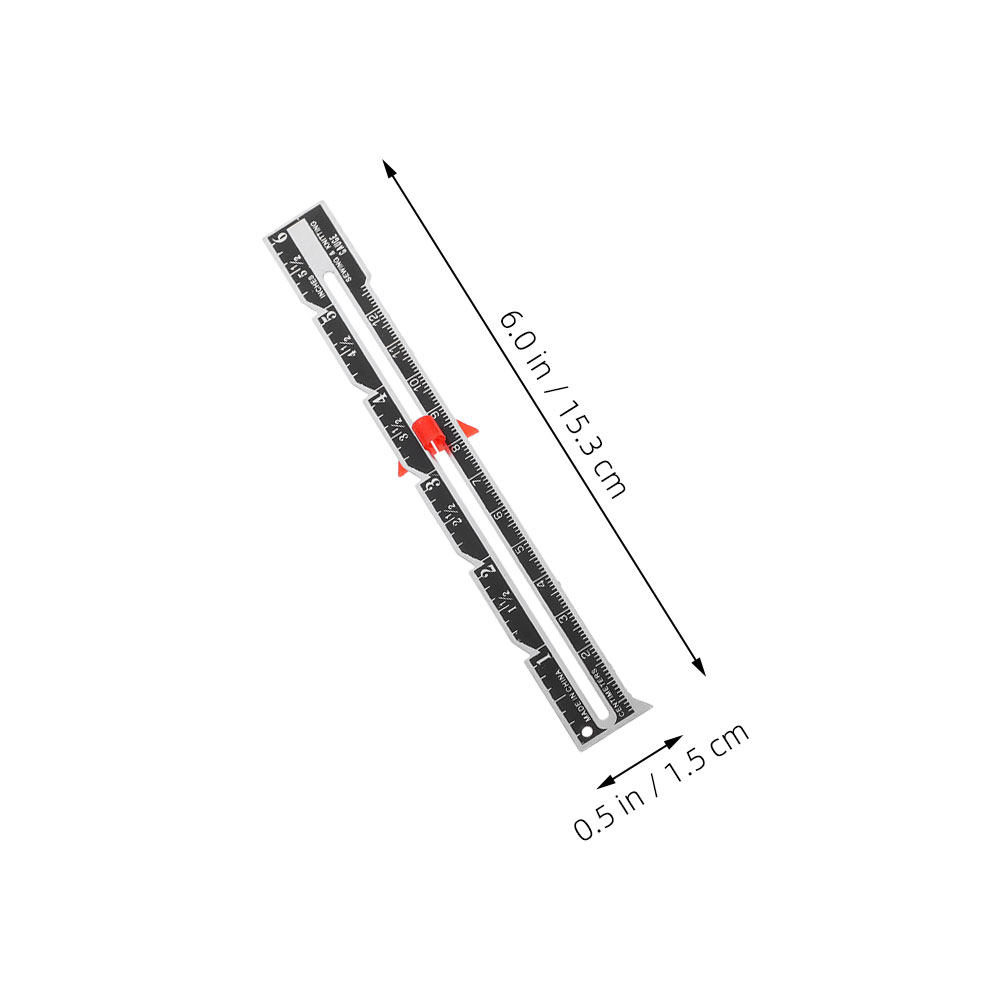 8Pcs Ergonomic Seam Gauge Rule - Sewing Gauge Ruler 评论和价格
