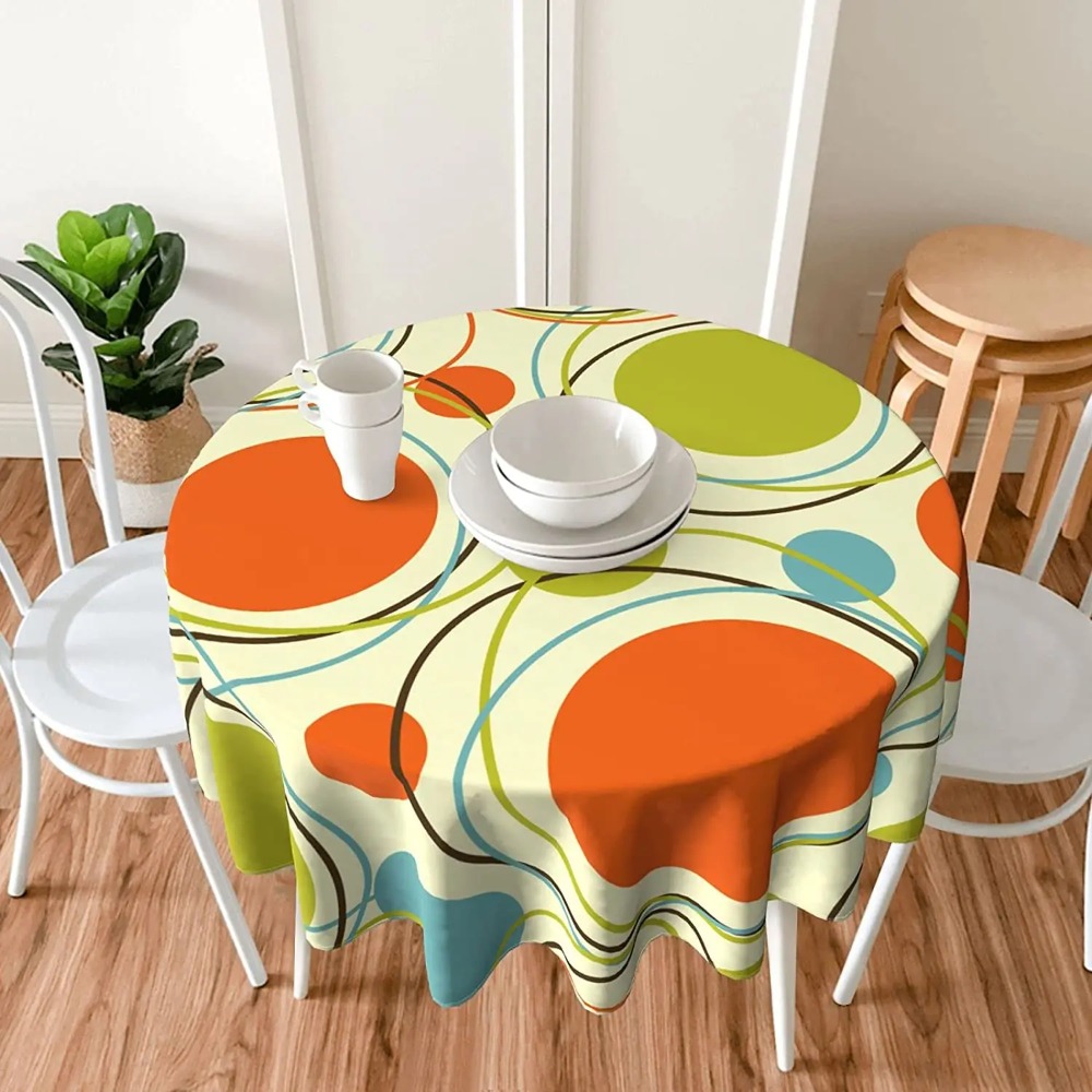 Table Cloth Colorful 1950s Ret - Century Textile & Sewing Supply 评论和价格