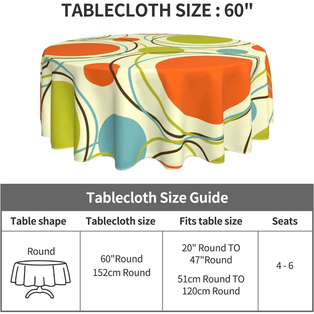 Table Cloth Colorful 1950s Ret - Century Textile & Sewing Supply 评论和价格