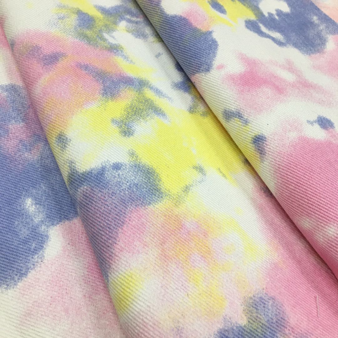 Color Tie Dye Washed Denim Fab - Sewing Tie Dye 评论和价格
