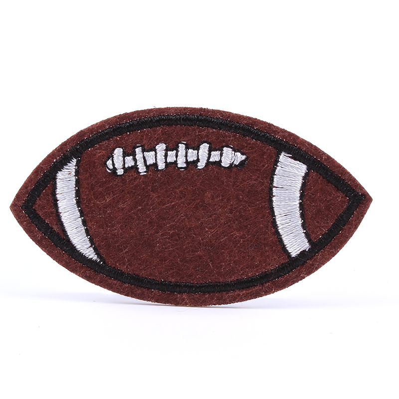 10pcs/lot Iron On football Pat - Velcro Sew On 评论和价格