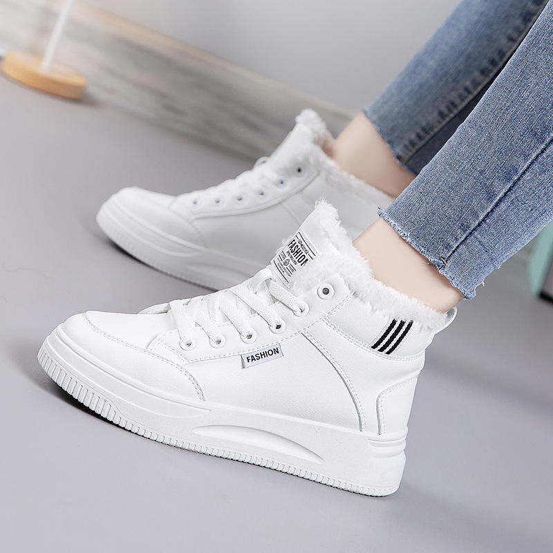 White Shoes Women's 2025 Winte - Sewing New 评论和价格