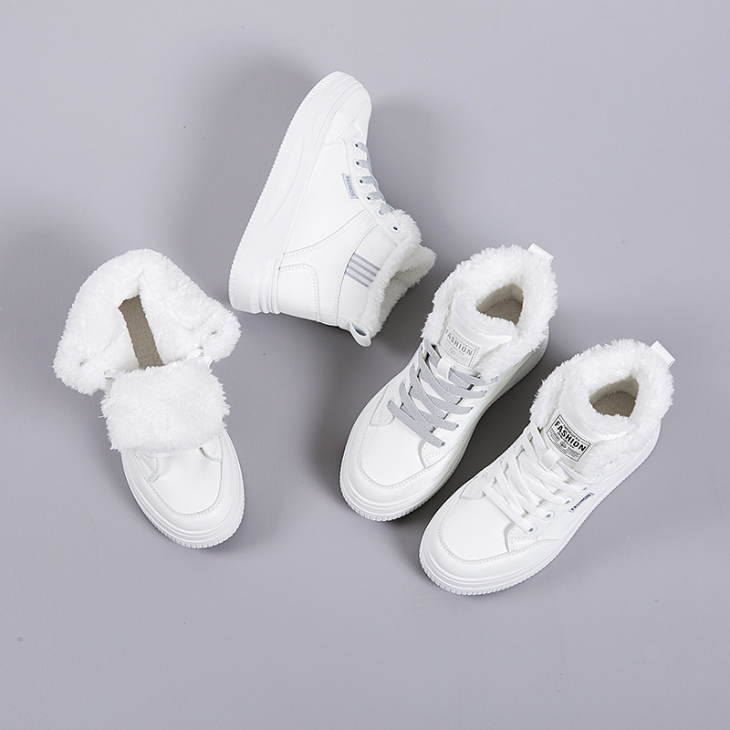 White Shoes Women's 2025 Winte - Sewing New 评论和价格
