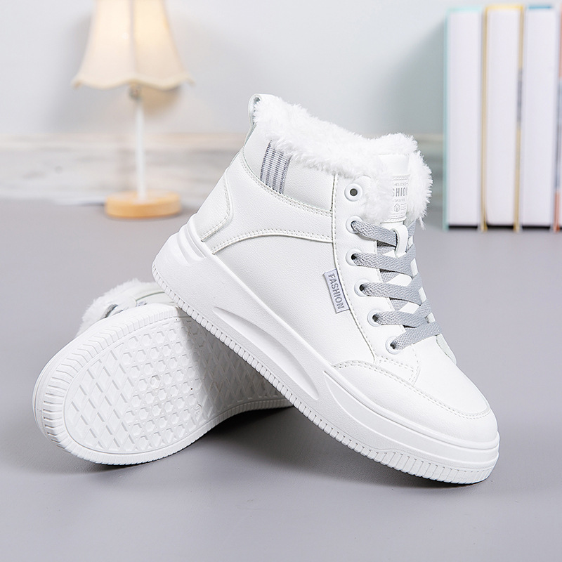 White Shoes Women's 2025 Winte - Sewing New 评论和价格