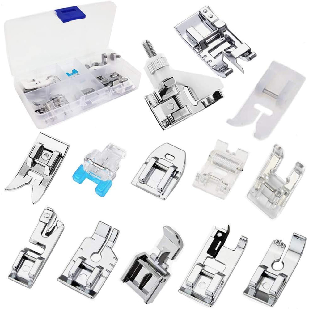 13 PCS/Box Presser Foot Set Ro - Zipper Foot Presser 评论和价格