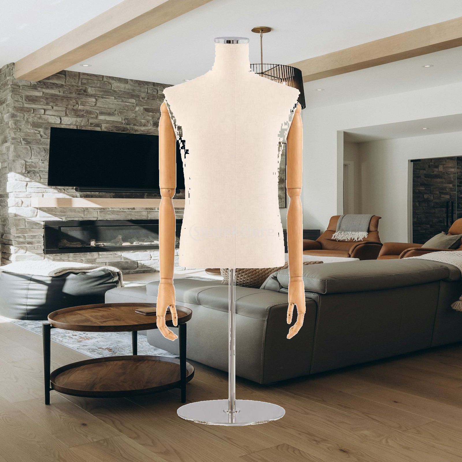 Male Half-Body Mannequin texti - Dress Form Mannequin 评论和价格