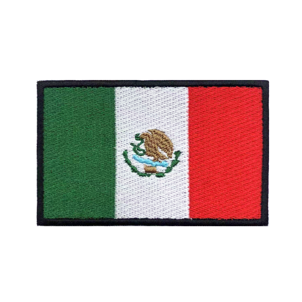 Mexican flag Mexico Patches Ar - Velcro Sew On 评论和价格