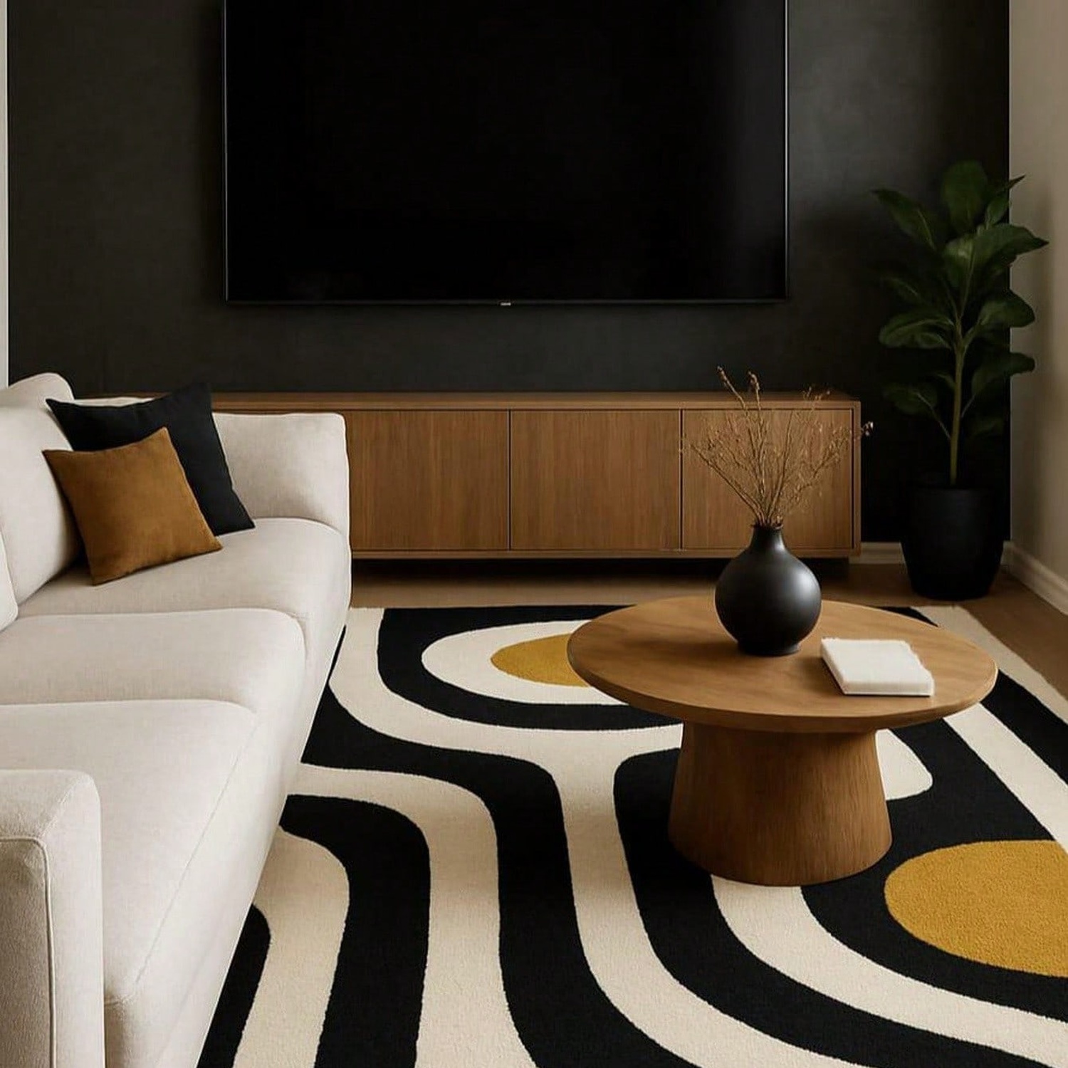 Tufted Wool Rug, Geometric Pat - Century Textile & Sewing Supply 评论和价格